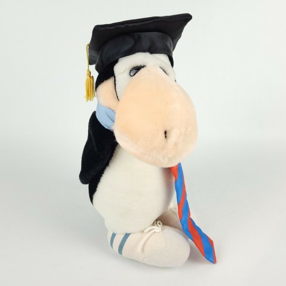 Vintage 1985 Dakin OPUS Yuppy Grad Bloom County Tie Plush 10" - Picture 3 of 11